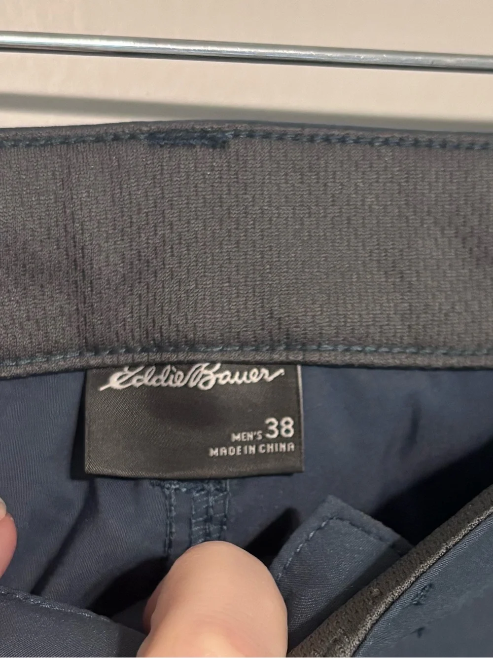 Bundle of Two Eddie Bauer Khaki and Blue Flat Front Men's Shorts